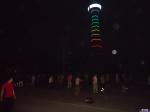 夜幕下的營(yíng)口市鏡湖公園