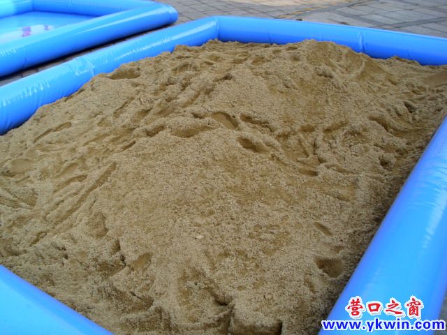 御景灣用“橡皮舟”暫放沙子