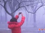 美爆！營(yíng)口霧凇來(lái)了