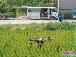 無人機(jī)在老邊村派上了用場